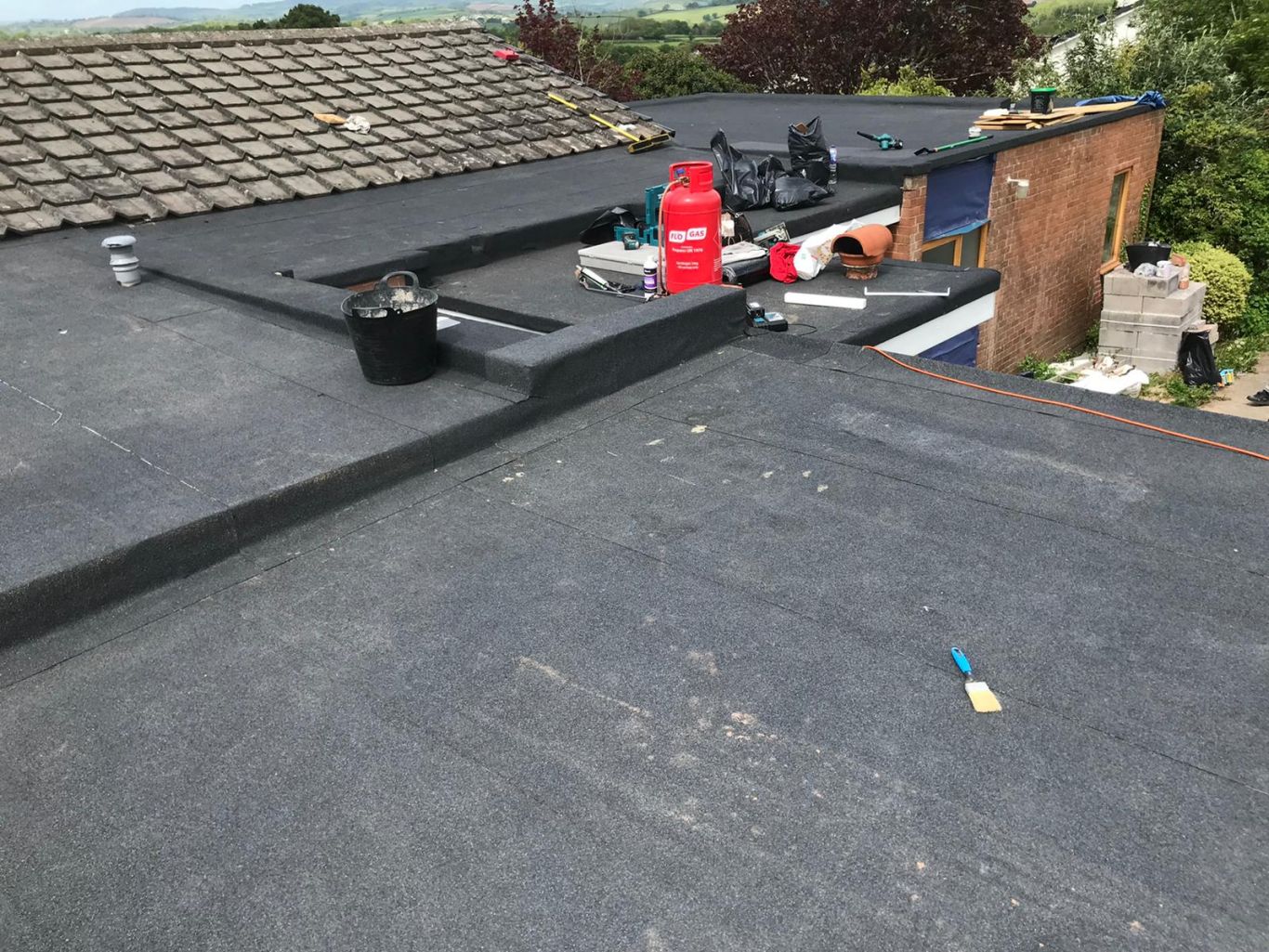 Flat roofing in South Devon