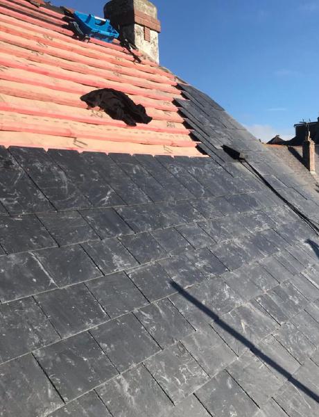 Flat roofing project in South Devon
