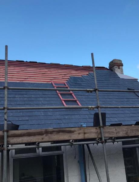 Flat roofing project in South Devon
