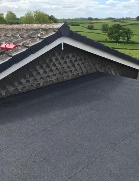 Pitch tile roofing project in South Devon